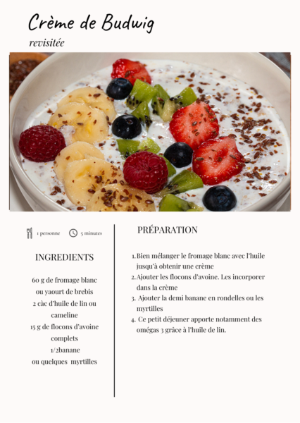 budwig 2 crème de budwig